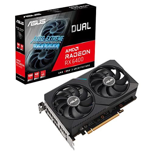 ASUS Dual AMD Radeon RX 6400 - 4GB GDDR6