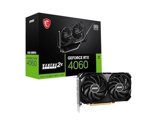 MSI GeForce RTX™ 4060 VENTUS 2X BLACK 8G OC