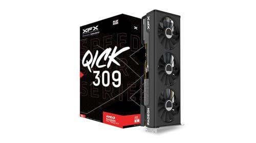 XFX Speedster QICK309 Black AMD Radeon RX 7600 XT 16GB GDDR6